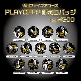 PLAYOFFS 限定缶バッジ